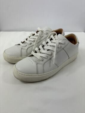 Greats Royale Sneakers White Leather Size 8.5 Lace Up Quiet Luxury Made in Italy